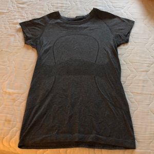 Dark Grey Short Sleeve Lululemon Shirt